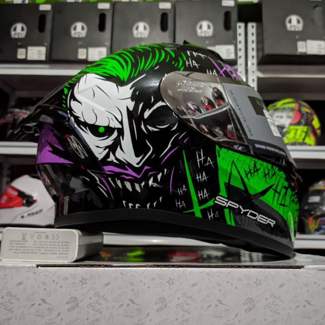 Joker store spyder helmet