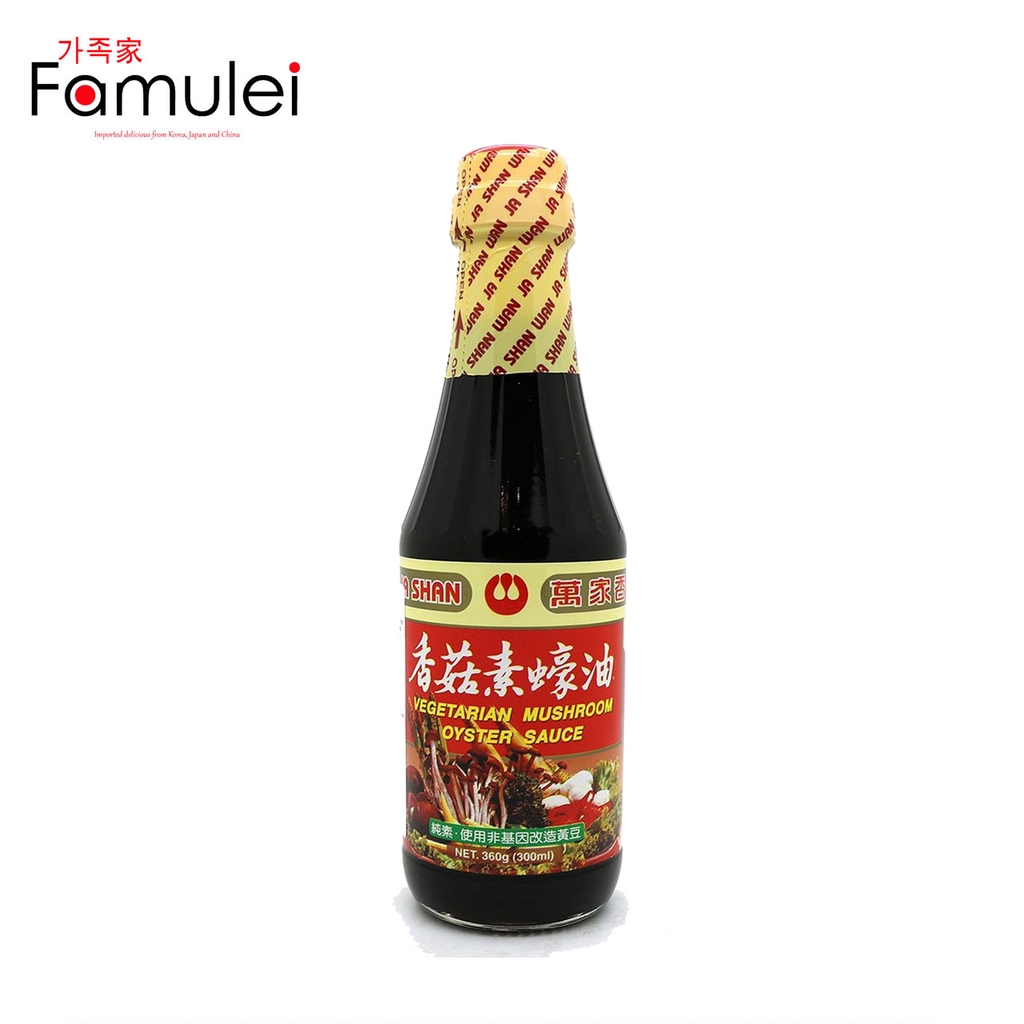 Wan Ja Shan Vegetarian Mushroom Oyster Sauce 300ml | Shopee Philippines
