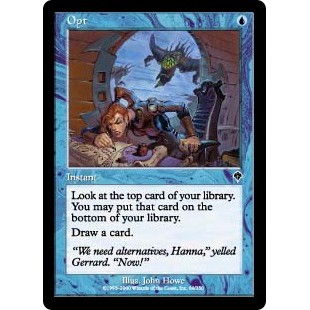 opt mtg card Magic The Gathering - The Lord of the Rings