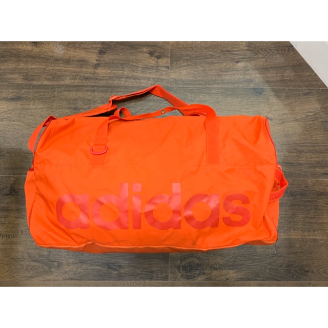 Adidas orange 2025 duffel bag