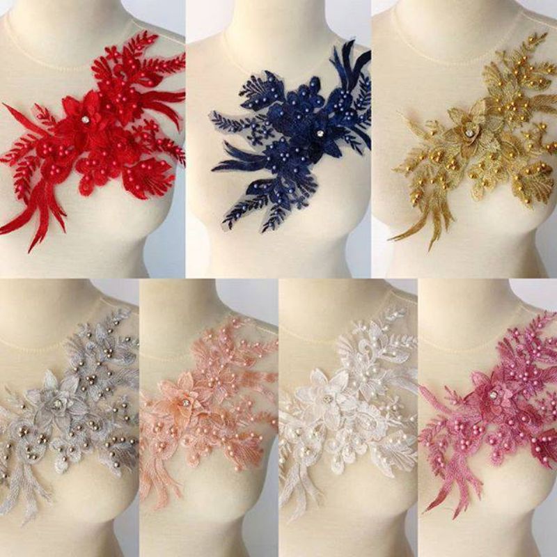 3D LACE FLOWER LACE PATCH/ | Shopee Philippines
