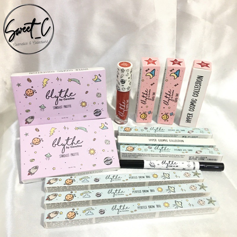 Careline Eyeliner Blythe Duo Stamp // Stardust Palette / Blythe Cloud Tint Blythe /Perfect Brow