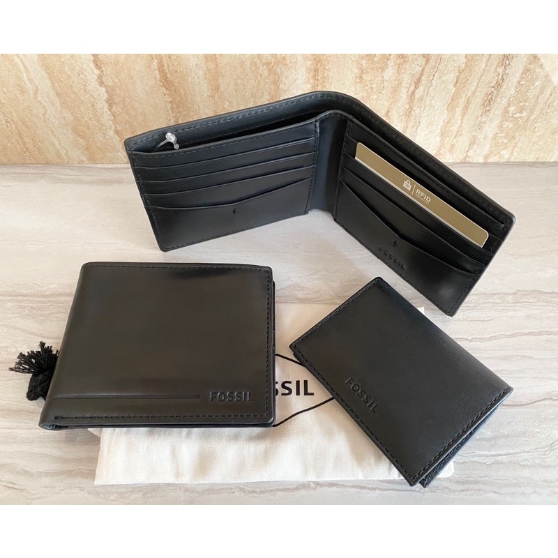 Fsl Allen Passcase RFID Black New Authentic Men's Wallet | Shopee ...