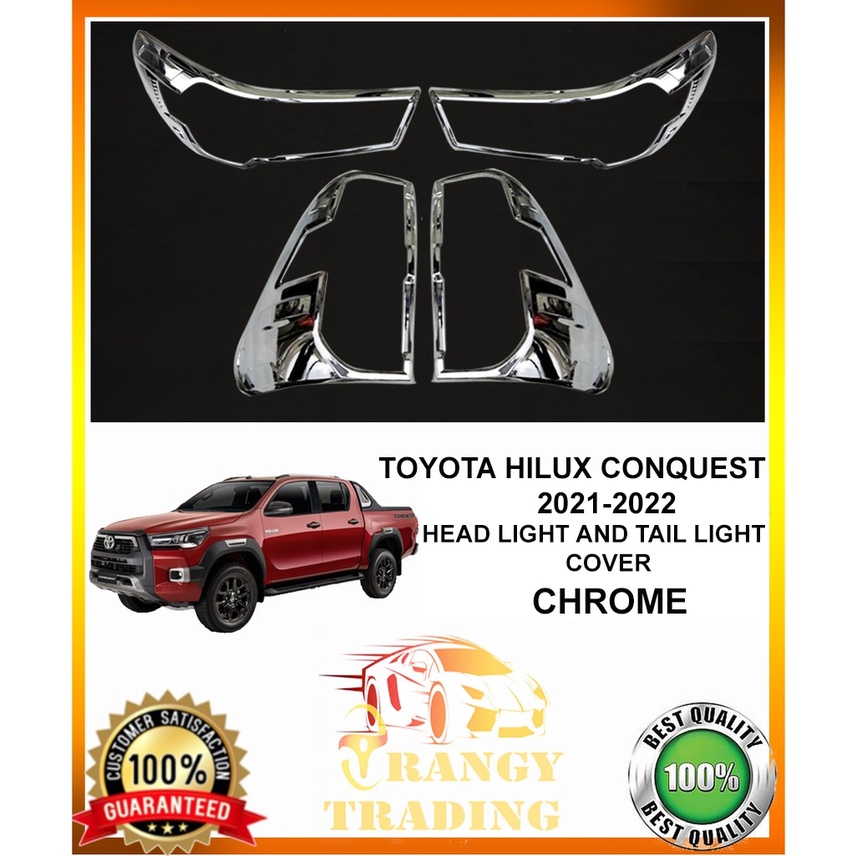 Toyota Hilux Conquest / GRS 2021 to 2024 Headlight and Taillight Cover