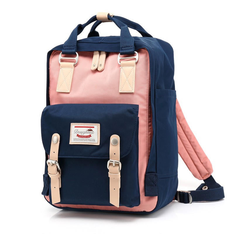 Pink navy sales blue backpack