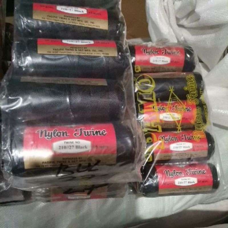Pamo Thread Black /Nylon Twine Thread/Shoe Thread/Fish Thread | Shopee ...