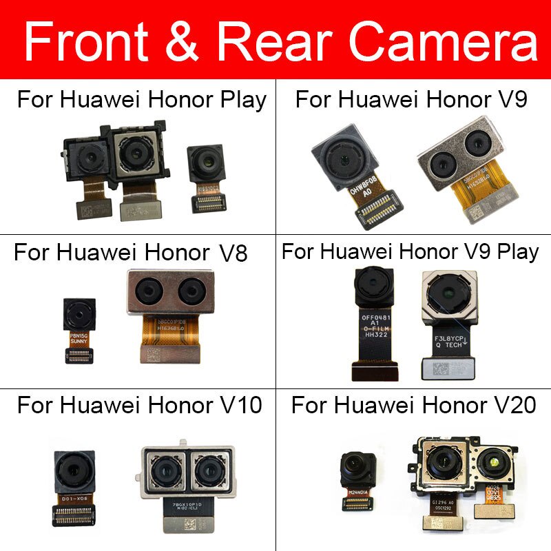 Main Rear Camera For Huawei Honor V20 V10 V9 V8 Play Back Big Camera ...