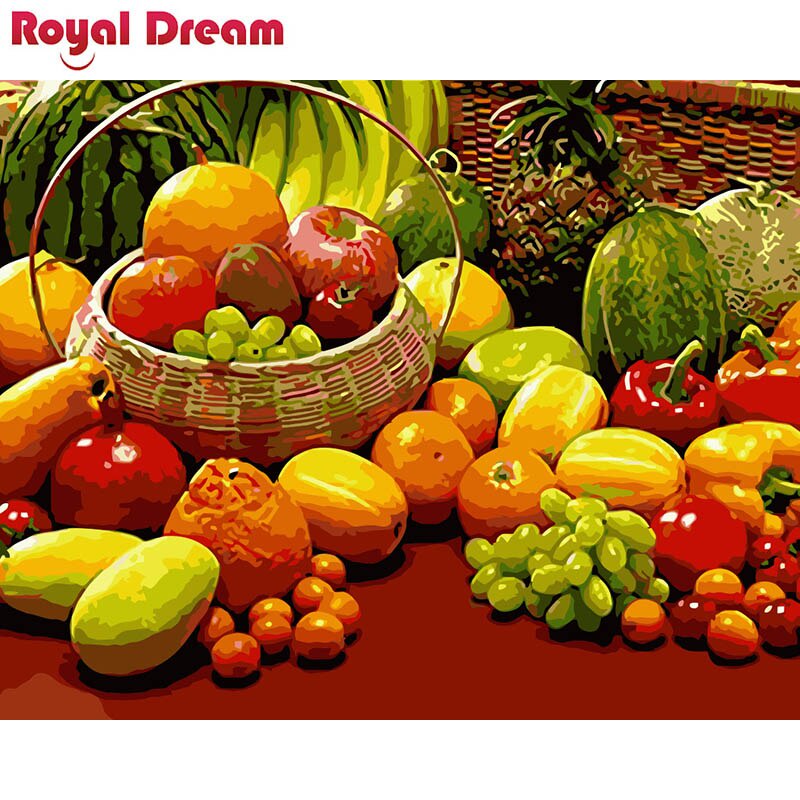Fruits DIY Painting By Numbers Acrylic Paint By Numbers HandPainted Oil ...