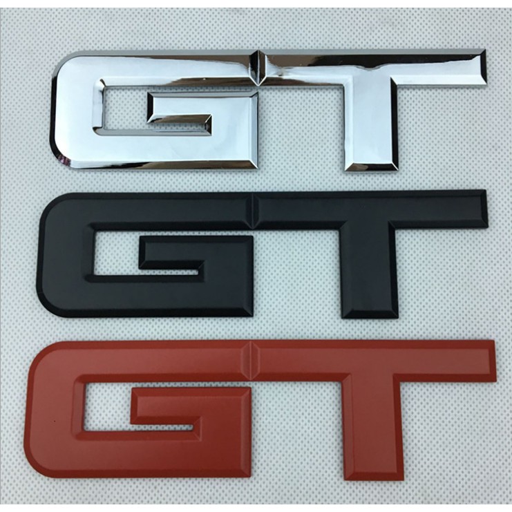 Ford Mustang GT Car Logo Side Emblem GT Rear Emblem Modified Mustang 2 ...