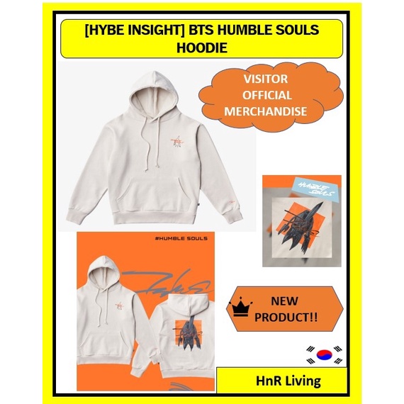 [HYBE INSIGHT] BTS HUMBLE SOULS HOODIE VISITOR OFFICIAL MERCHANDISE  /INSIGHT MUSEUM VISITOR ITEMS/ ORIGINAL MERCHANDISE