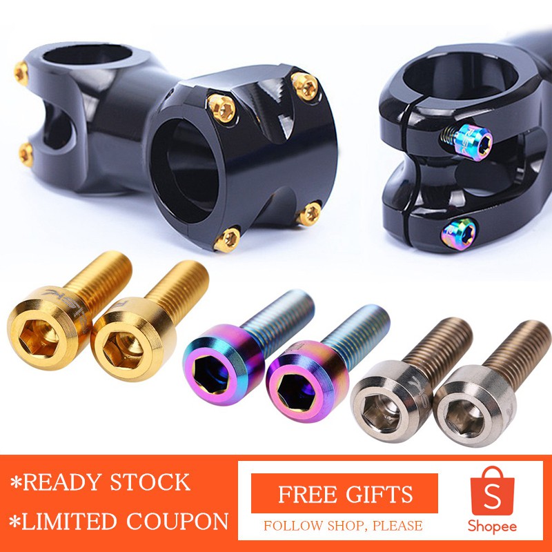 Seller Recommend 6Pcs Set Titanium Alloy Fixed Stem Bolt for Mountain Bicycle Shopee Philippines