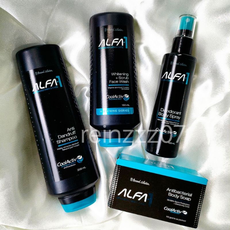 Personal Collection Alfa 1 Advanced Mens Care Deo Spray Soap Anti Dandruff Shampoo Facial 3637
