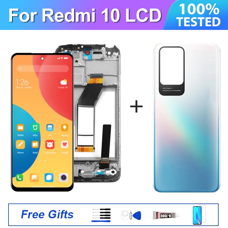 Original Screen For Redmi 10 LCD Display Tocuh Screen Digitizer ...