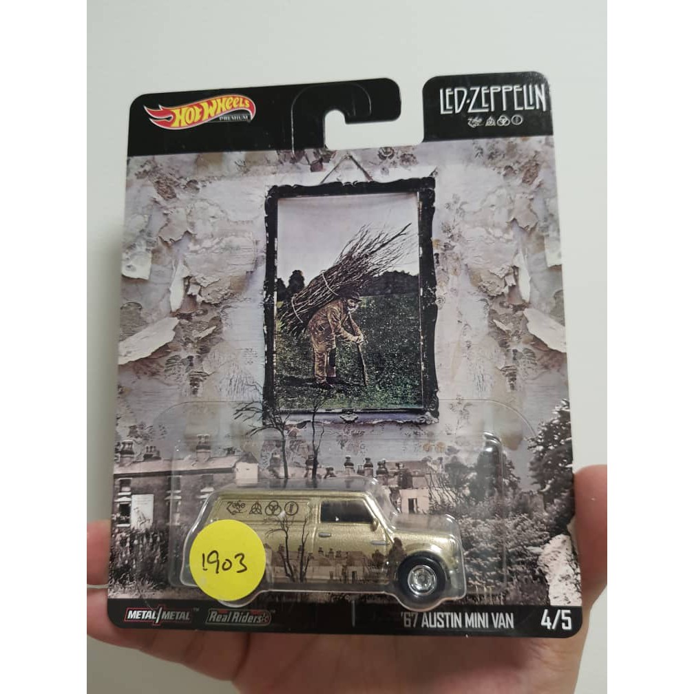 Hot Wheels Car Culture Led Zeppelin '67 Austin Mini Van | Shopee ...