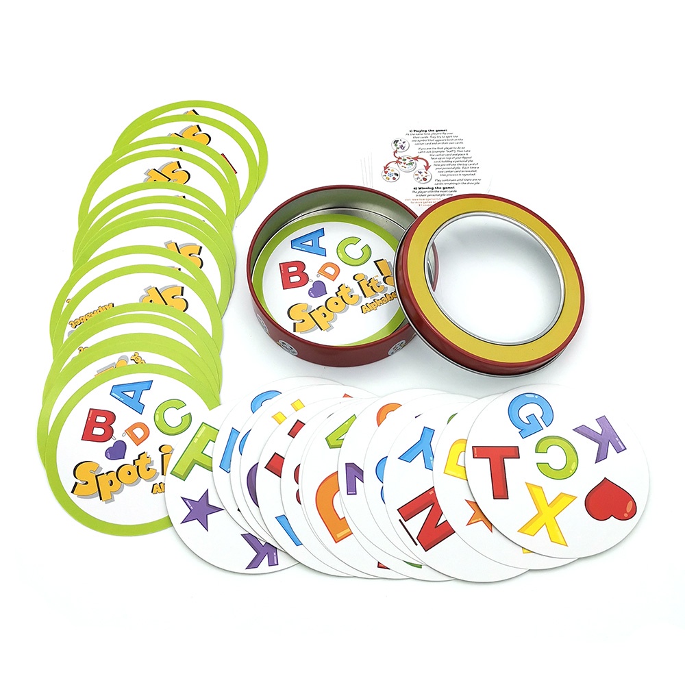 Dobble Card Game Table Board Game For Dobbles Kids playing Cards sport