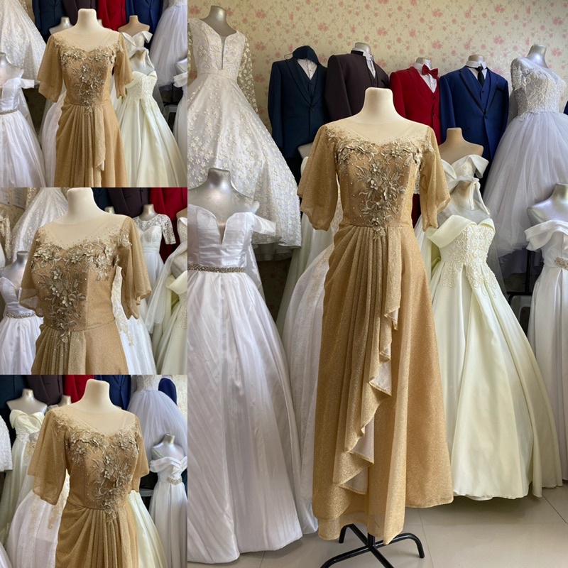 Champagne gown for outlet principal sponsors