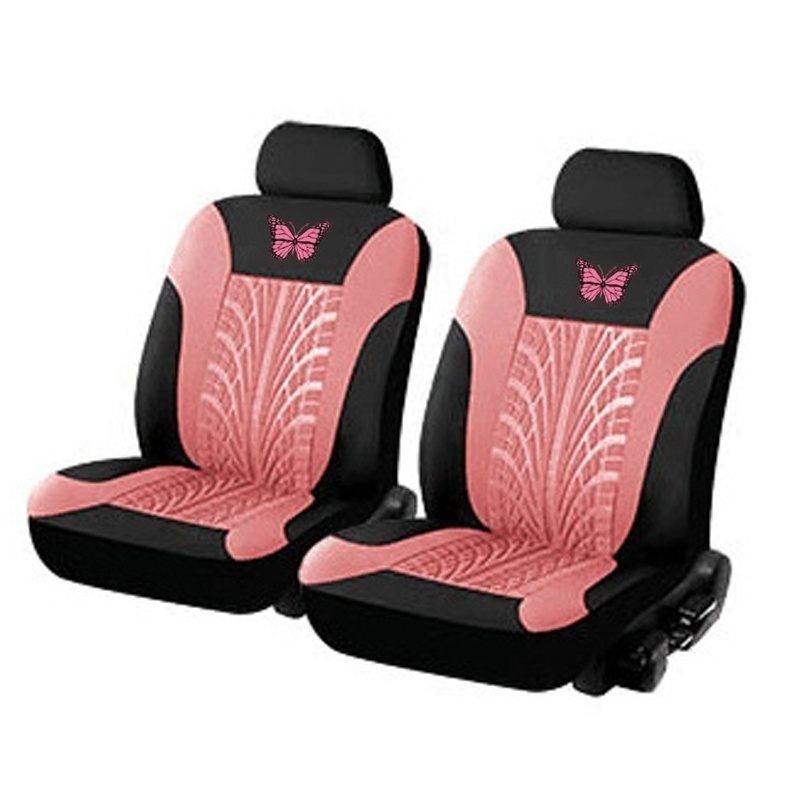 Seametal Butterfly Embroidery Car Seat Cover Full Set Car Seats Covers Cushion High Quality