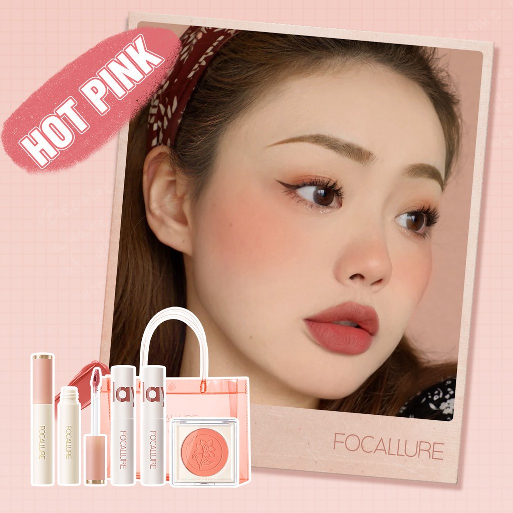 Focallure Face Makeup Set 6 Items Beauty Free Gift Cosmetic Bag Eyebrow