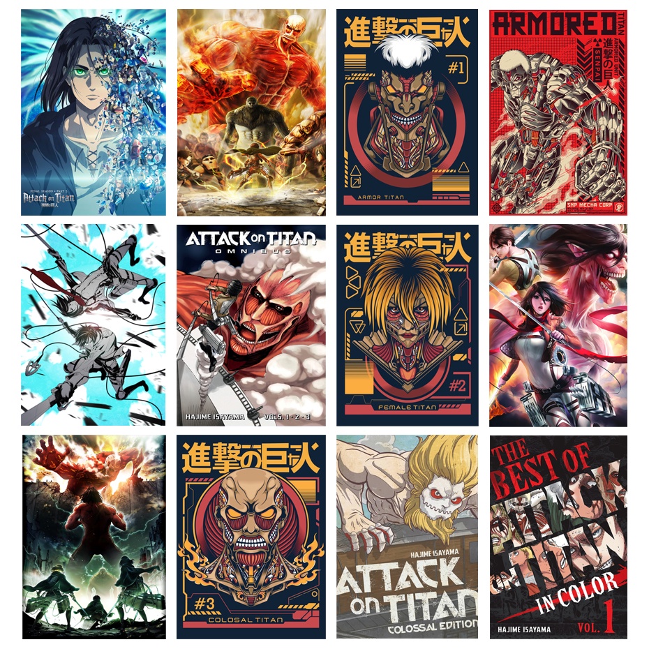 Frame Paint By Numbers Attack on Titan Anime Final Season Character ...