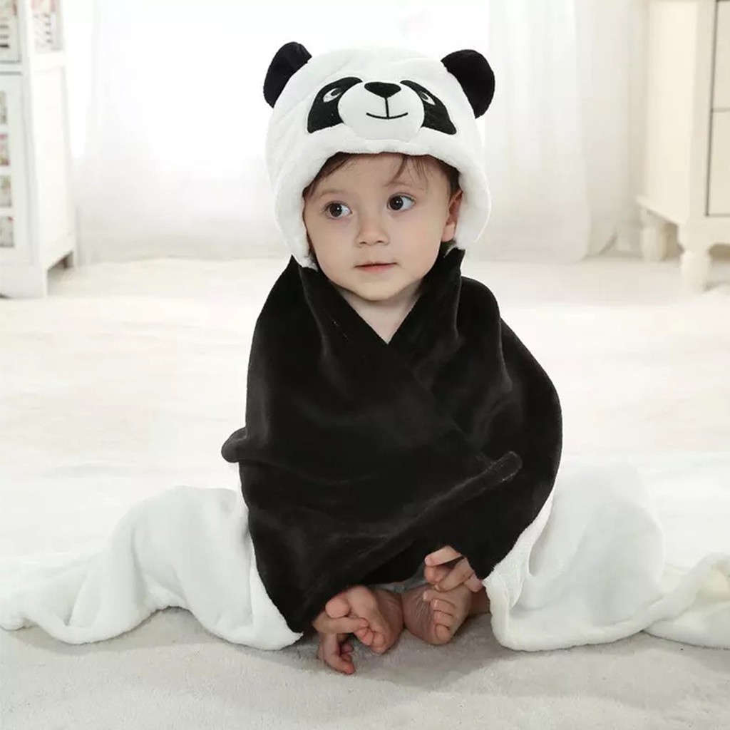 Panda hooded towel hot sale