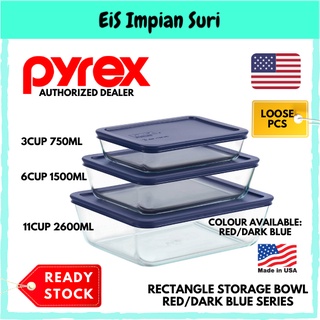 Pyrex Rectangular Glass Food Storage with Lid 6cup 1pc – The Cuisinet