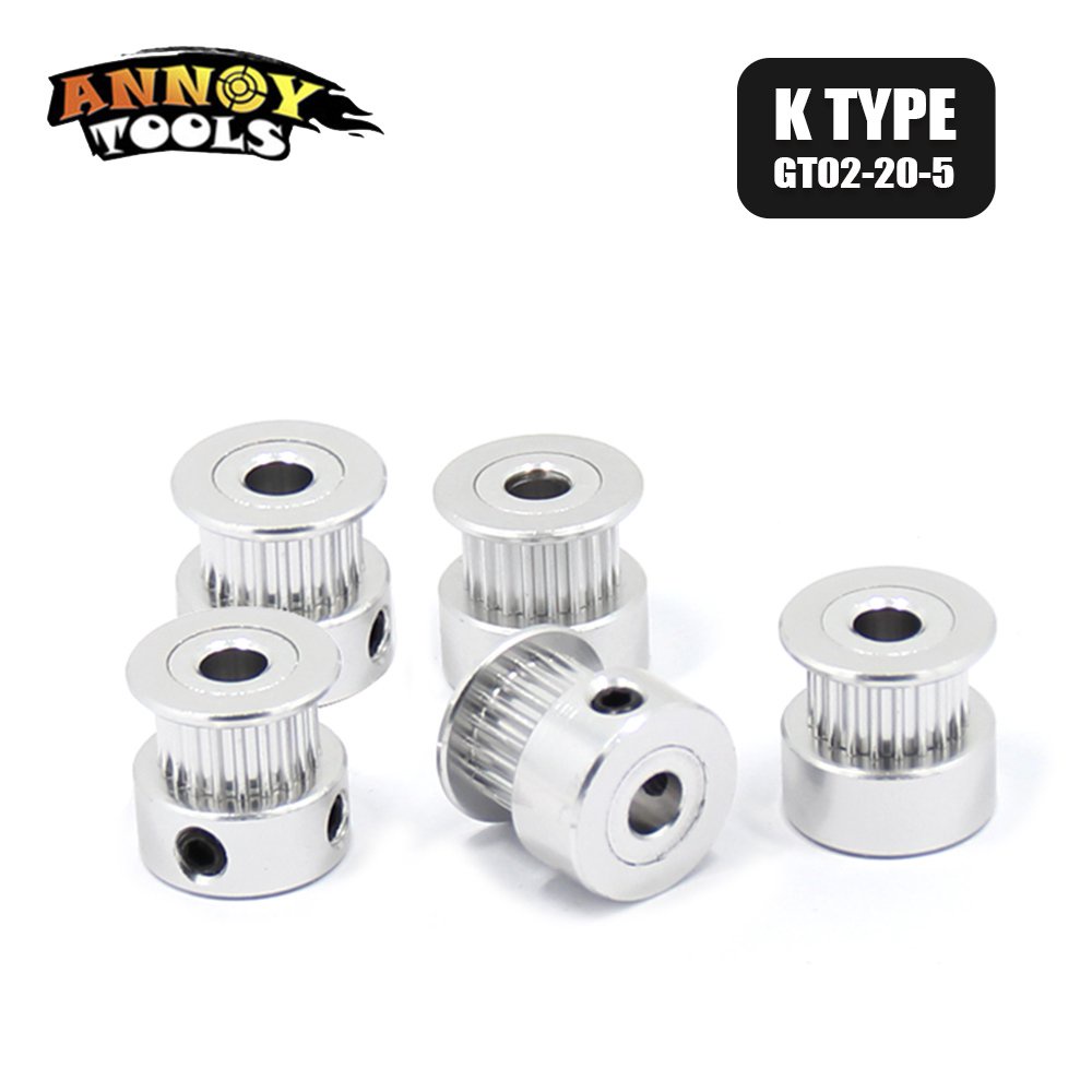 20 Teeth HTD 5M Synchronous Pulley Bore K Keyway HTD5M Timing Belts