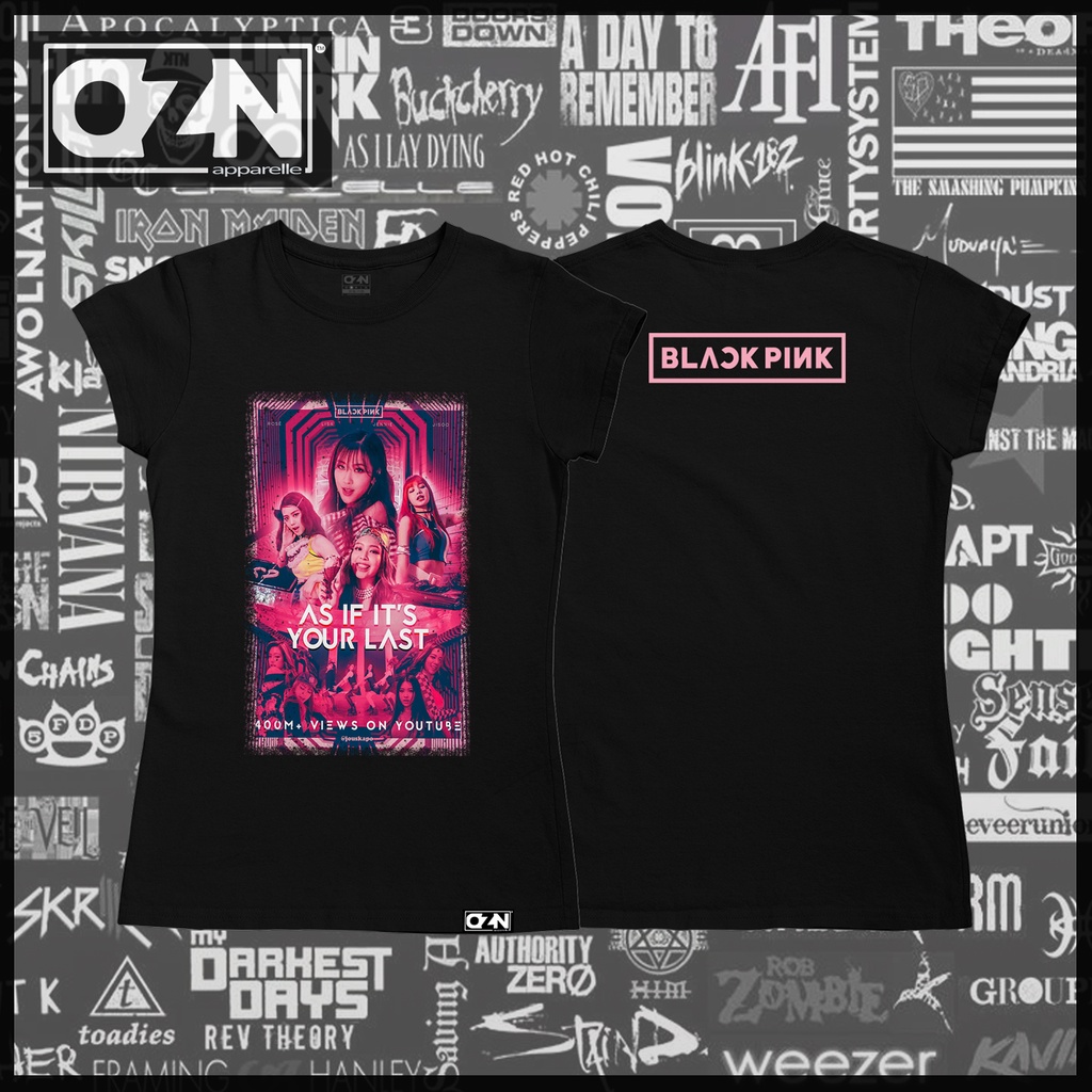 OZN - Black Pink Shirt (Ladies) | Shopee Philippines