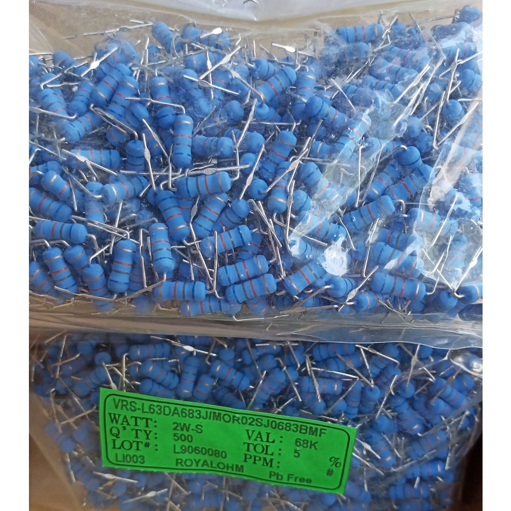 (50pcs) 270 ohm 1w 5 %1w 270 Error+-5% Mtol Oxide Resistor | Shopee ...