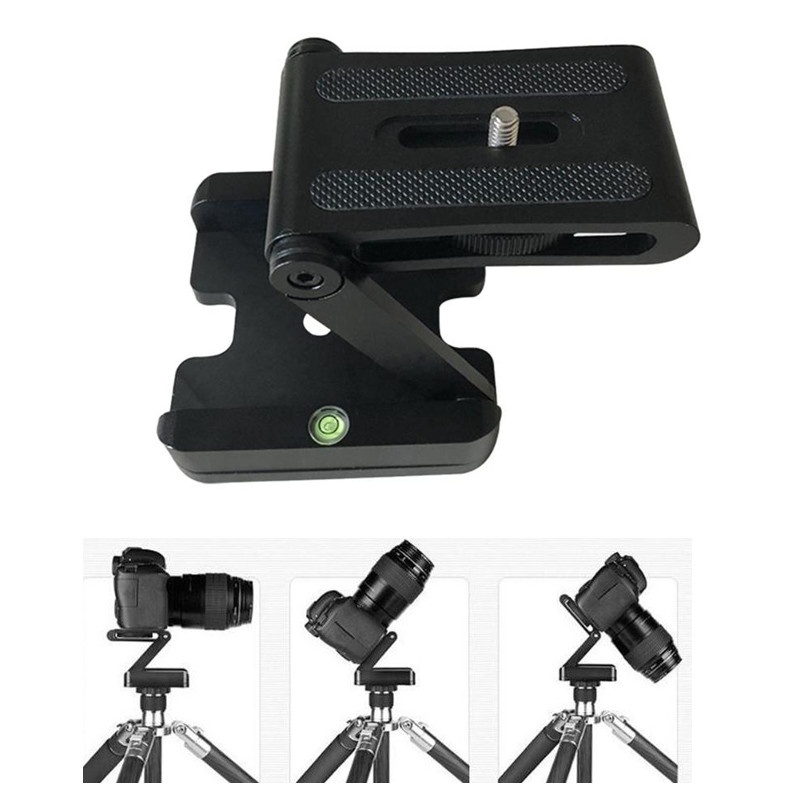 Folding Z Flex Tilt Tripod Head DSLR Bracket Camera Stand Holder Mount