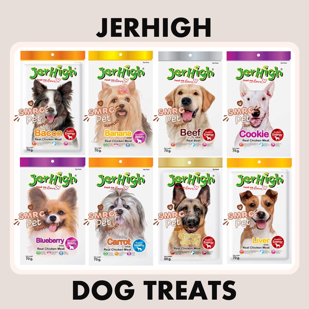 Jerhigh Dog Snack / Treats for Puppy / Adult 70g Duo Stick 50g Morning