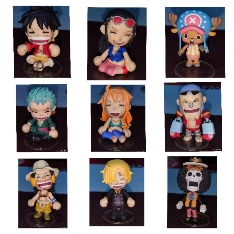 One Piece Straw Hat Crew Besmile Set Shopee Philippines