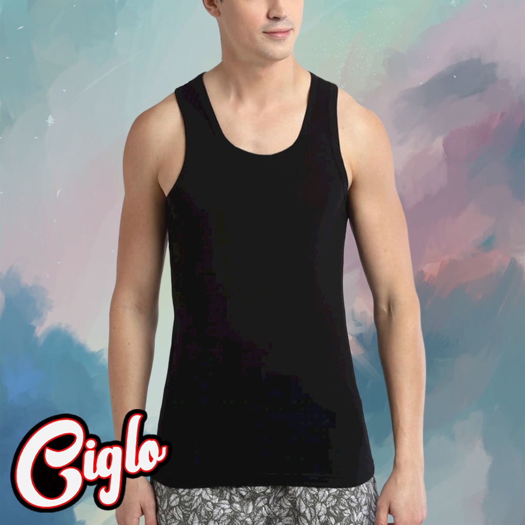 Plain Black Sando Tank by Ciglo Shopee Philippines