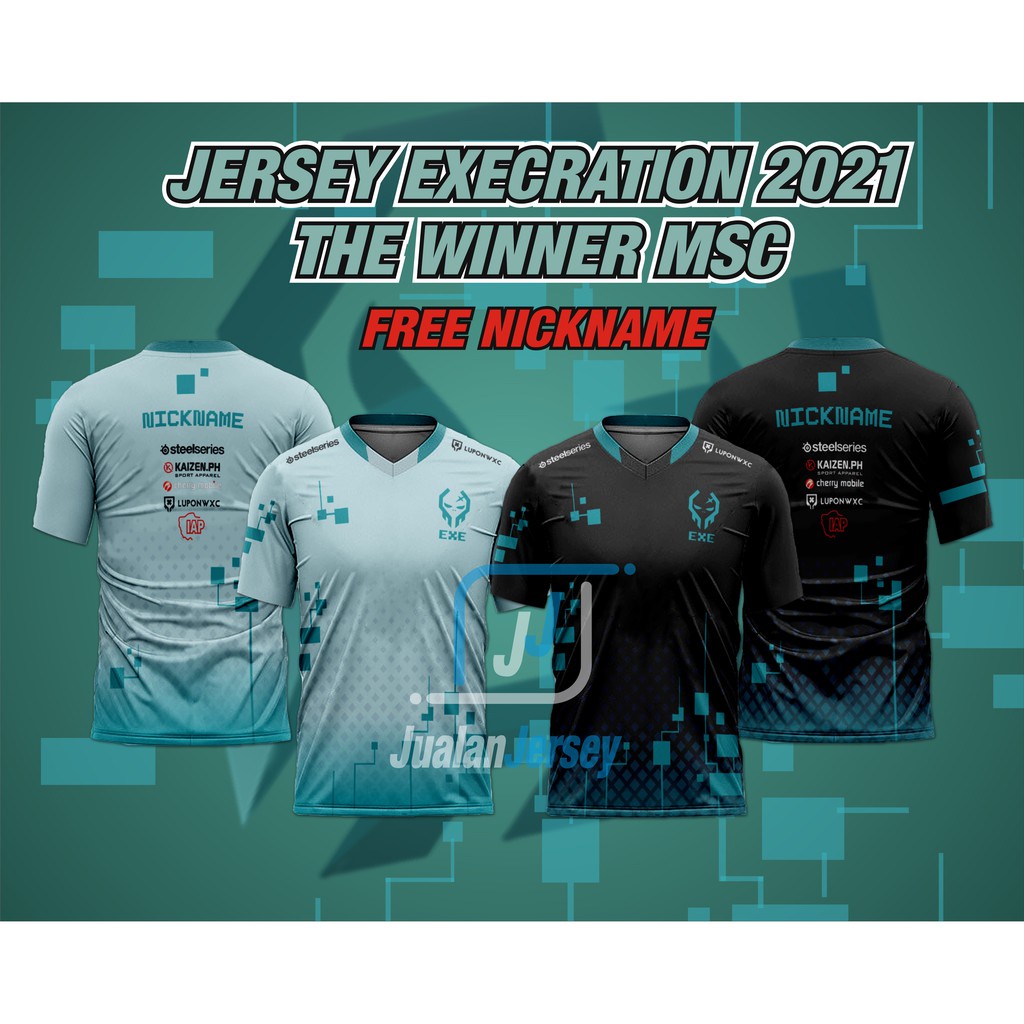 Jersey EXECRATION NEW THE WINNER MSC. Free NICKNAME | Shopee Philippines