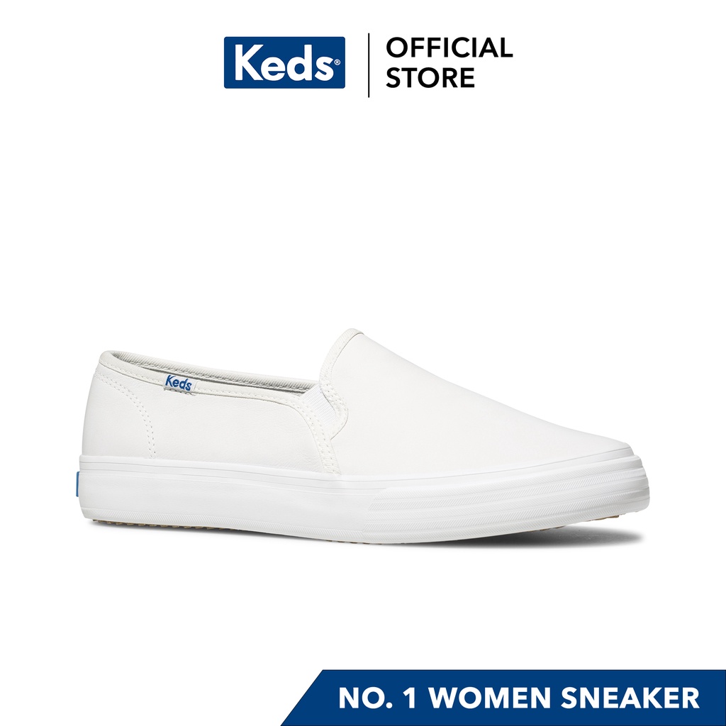 Keds white slip on sneakers hotsell