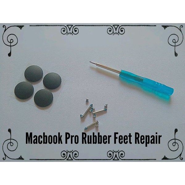 - Macbook Pro Laptop Foot Rubber Repair Tool Set - Rubber Feet Bottom ...
