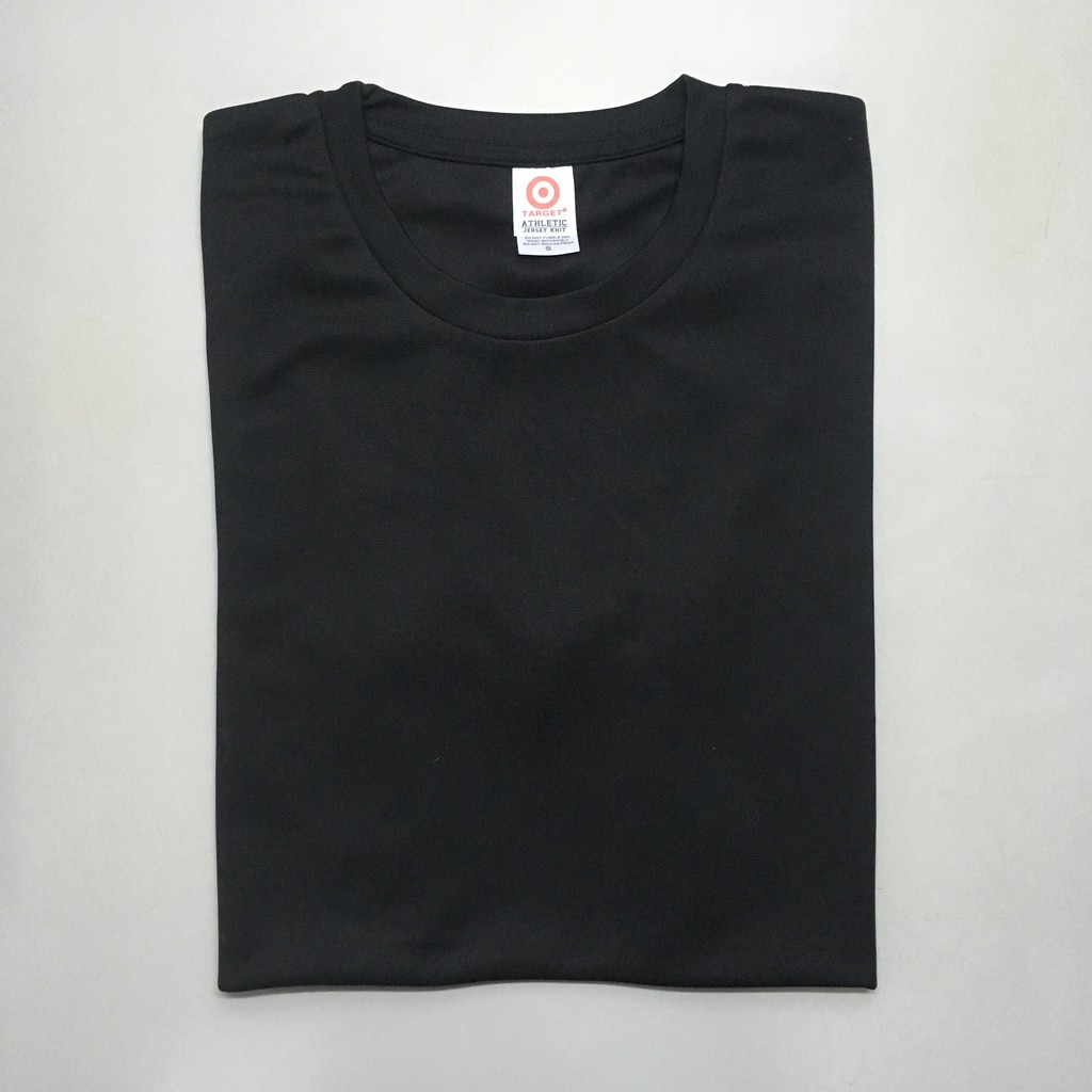 Target Drifit Round Neck T shirt Black Shopee Philippines