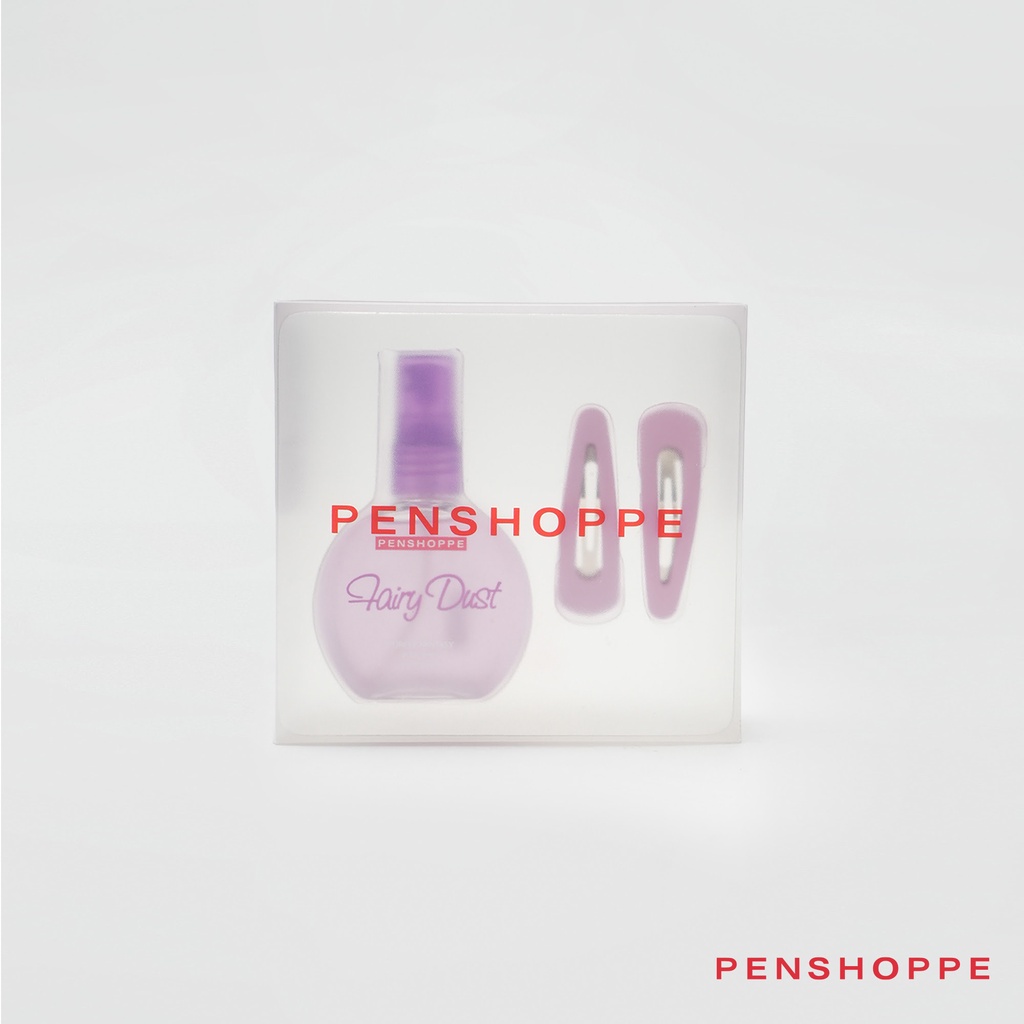 Penshoppe Fairy Dust Dusty Purple 70ML Body Spray With Hair Clips