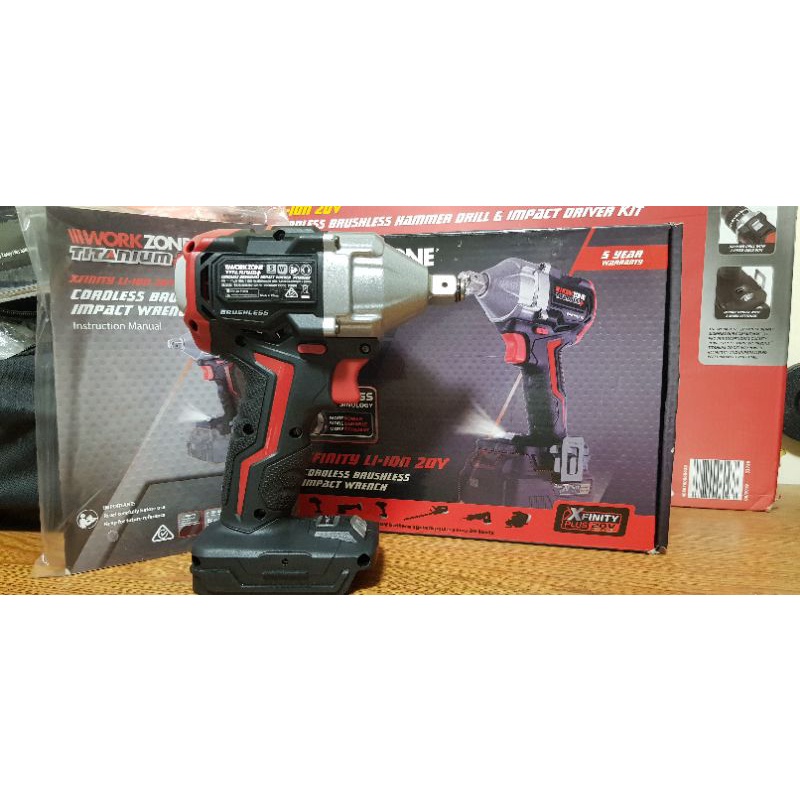 workzone cordless brushless impact wrench skin Shopee Philippines