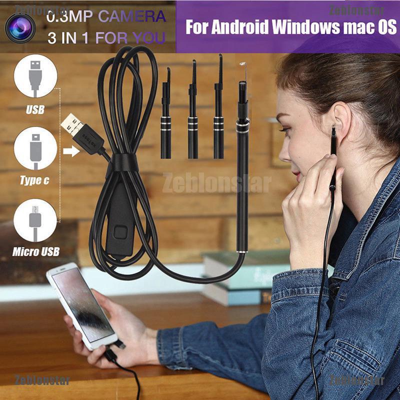 PH Digital Led Otoscope Ear Camera Scope Earwax Removal Kit Ear Wax