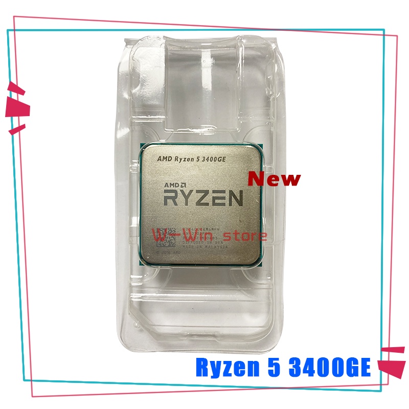 NEW AMD Ryzen 5 3400GE R5 3400GE 3.3 GHz Quad Core Eight Thread