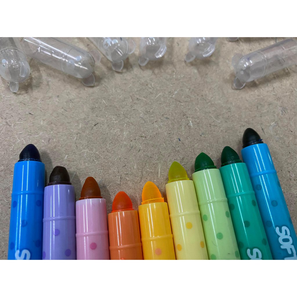 M&G Chalk Highlight SOFT RAINBOW Available In 8 Colors Very Cute ...