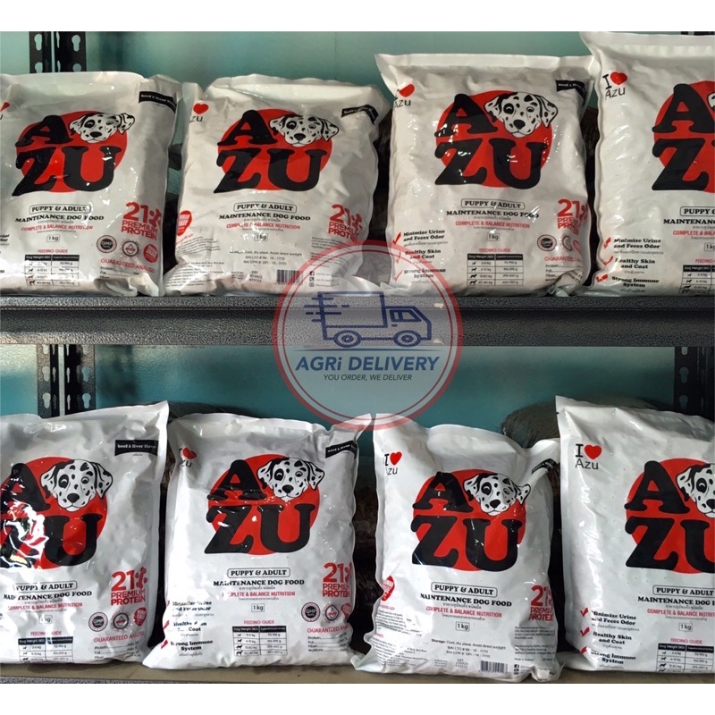 AZU Puppy Adult Dog Food 1kg Shopee Philippines