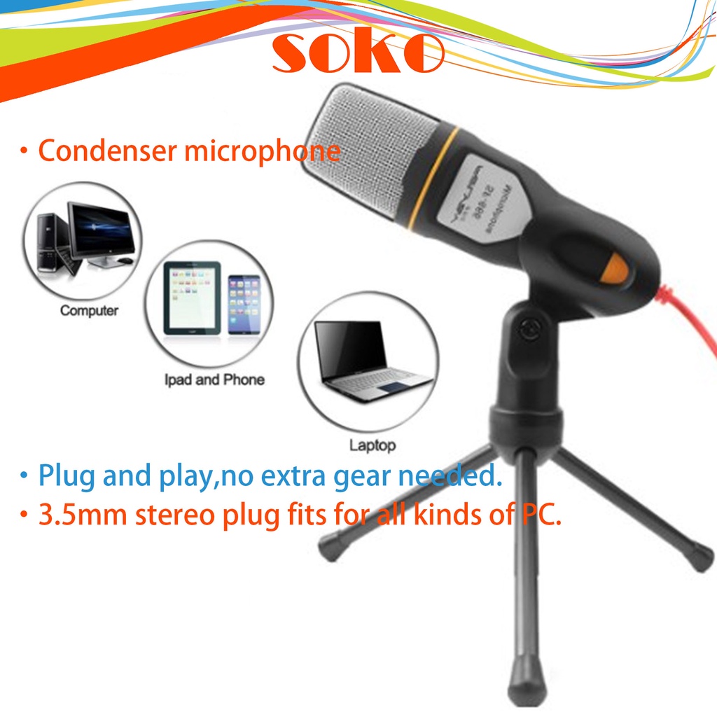 Condenser Microphone Audio Microphone Studio Sound Box and Fashion ...