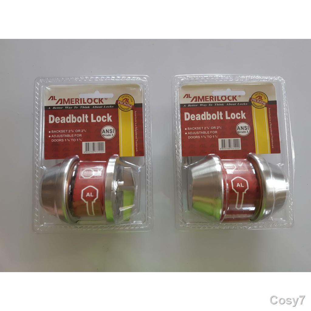 Amerilock Deadbolt Lock Double Lock / Single Lock Dead bolt Brass Shade