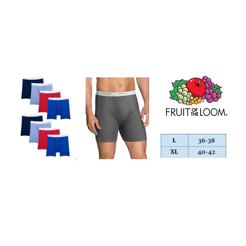 Fruit of the on sale loom short boxer briefs