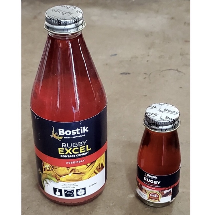 BOSTIK RUGBY original / excel - BIG / SMALL PER BOTTLE | Shopee Philippines