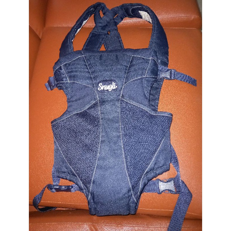 Blue snugli baby outlet carrier