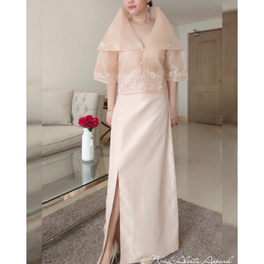 Modern maria clara dress best sale