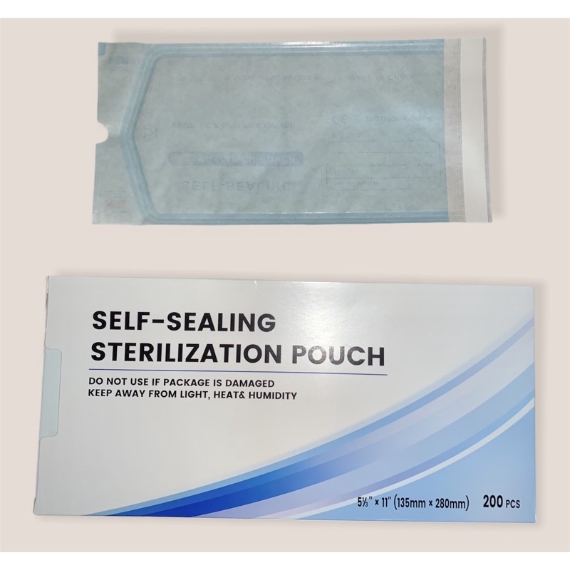 135mm x 280mm 200 PCS Sterilizing Pouch/ Self Sealing/ Roll