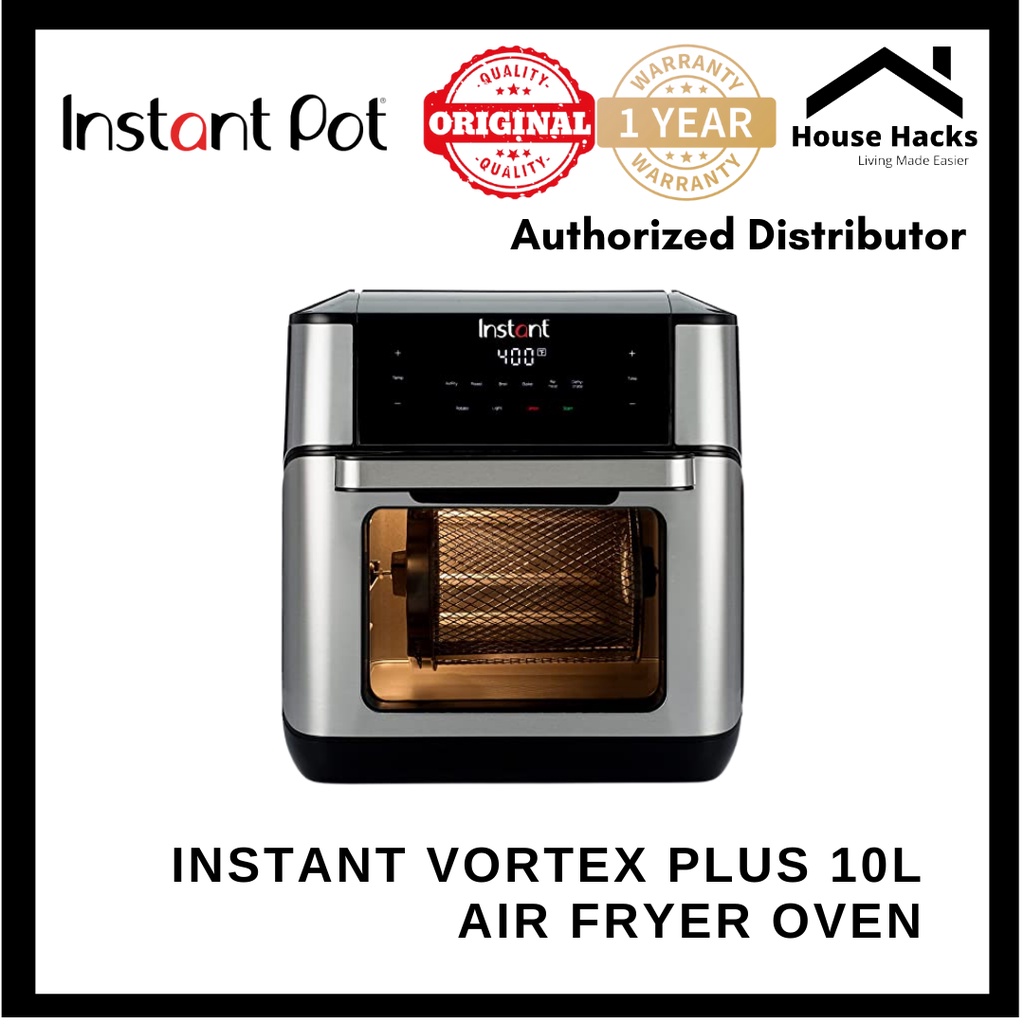 Instant Pot Vortex Plus 7in1 MultiFunctional Smart Air Fryer Oven (10QT/9.5L) (House Hacks